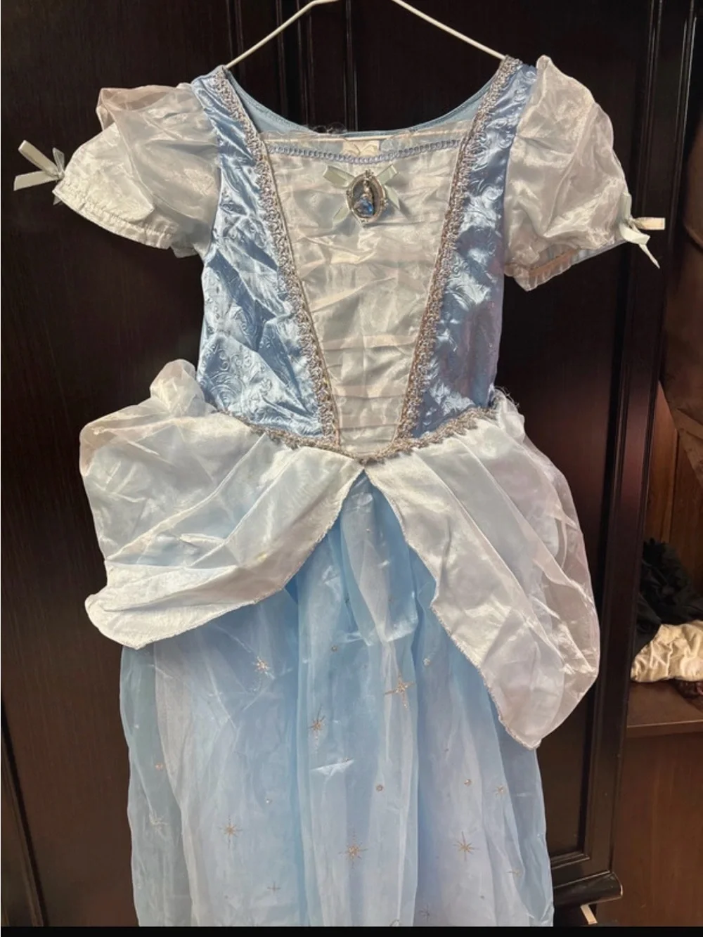 Disney Cinderella Light Blue and White Princess Costume Dress 7/8